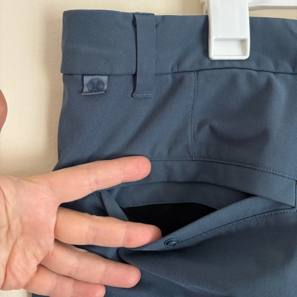 Lululemon Commission Men's Pants ABS Classic Navy Chinos Size 38 - Picture 11 of 13